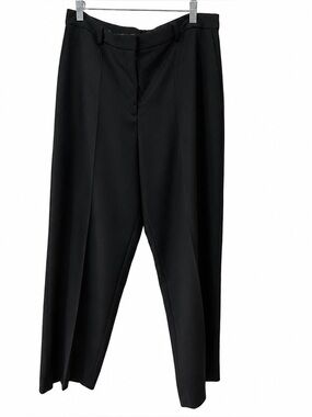 Alice + Olivia black straight leg trousers 12